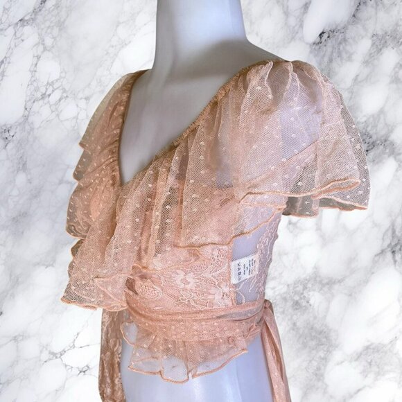 House of Harlow 1960 xREVOLVE Noel Top - Rose - Picture 9 of 11